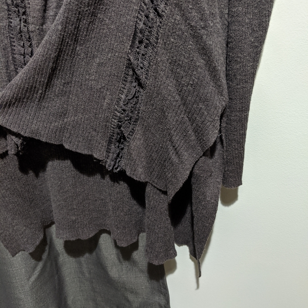 Boho Free People Knit Lace Sweater - Picture 4 of 6